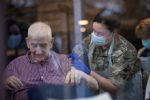 Armed forces Vaccination Quick Response Force visits Broughton House Salford